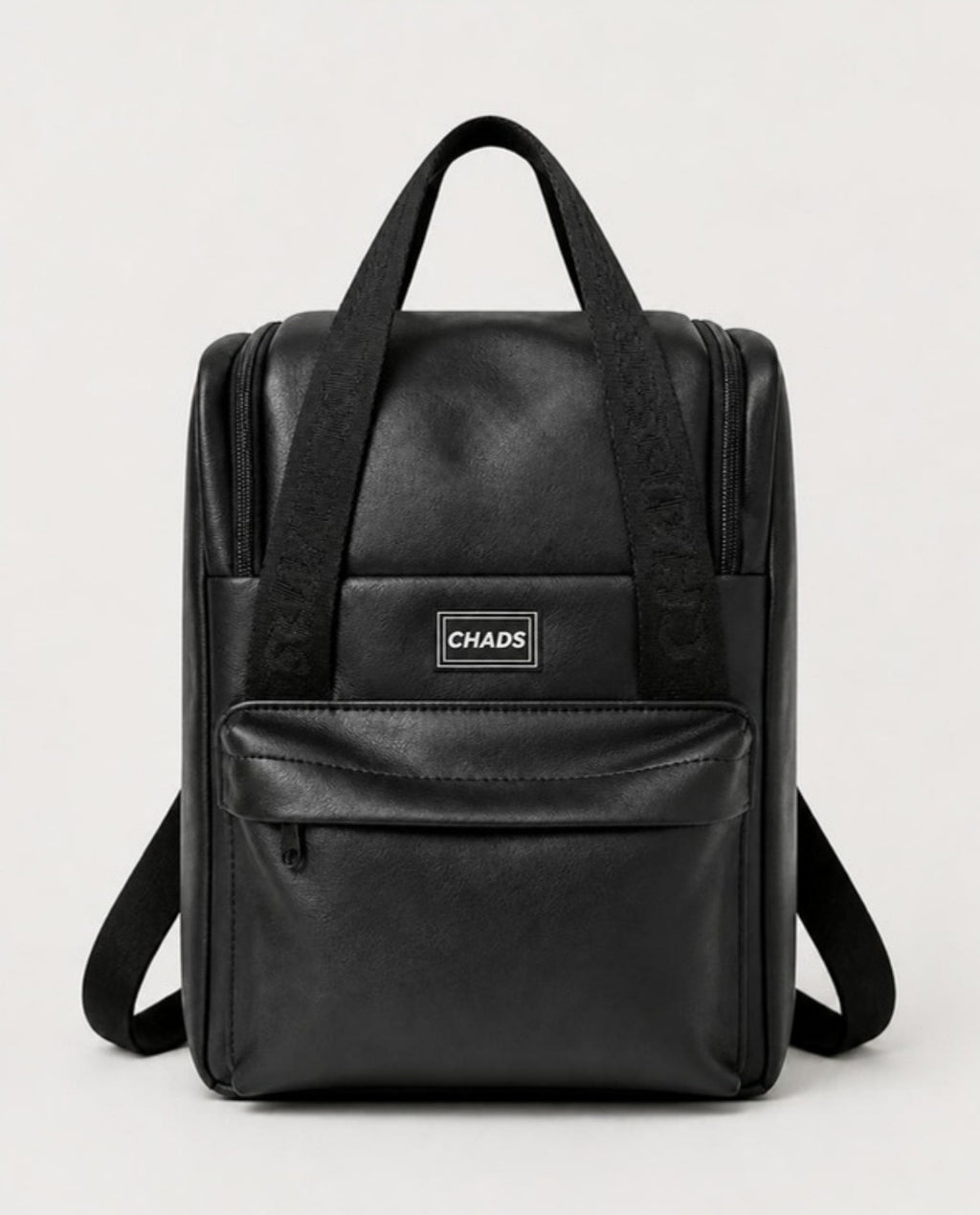 Mochila Matera CHADS negra de frente