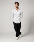 Camisa CHADS Antiarrugas blanca, vista de frente