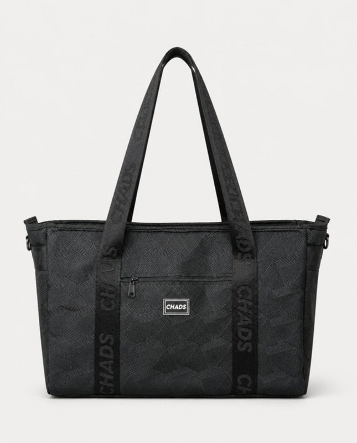 Tote CHADS negro de frente