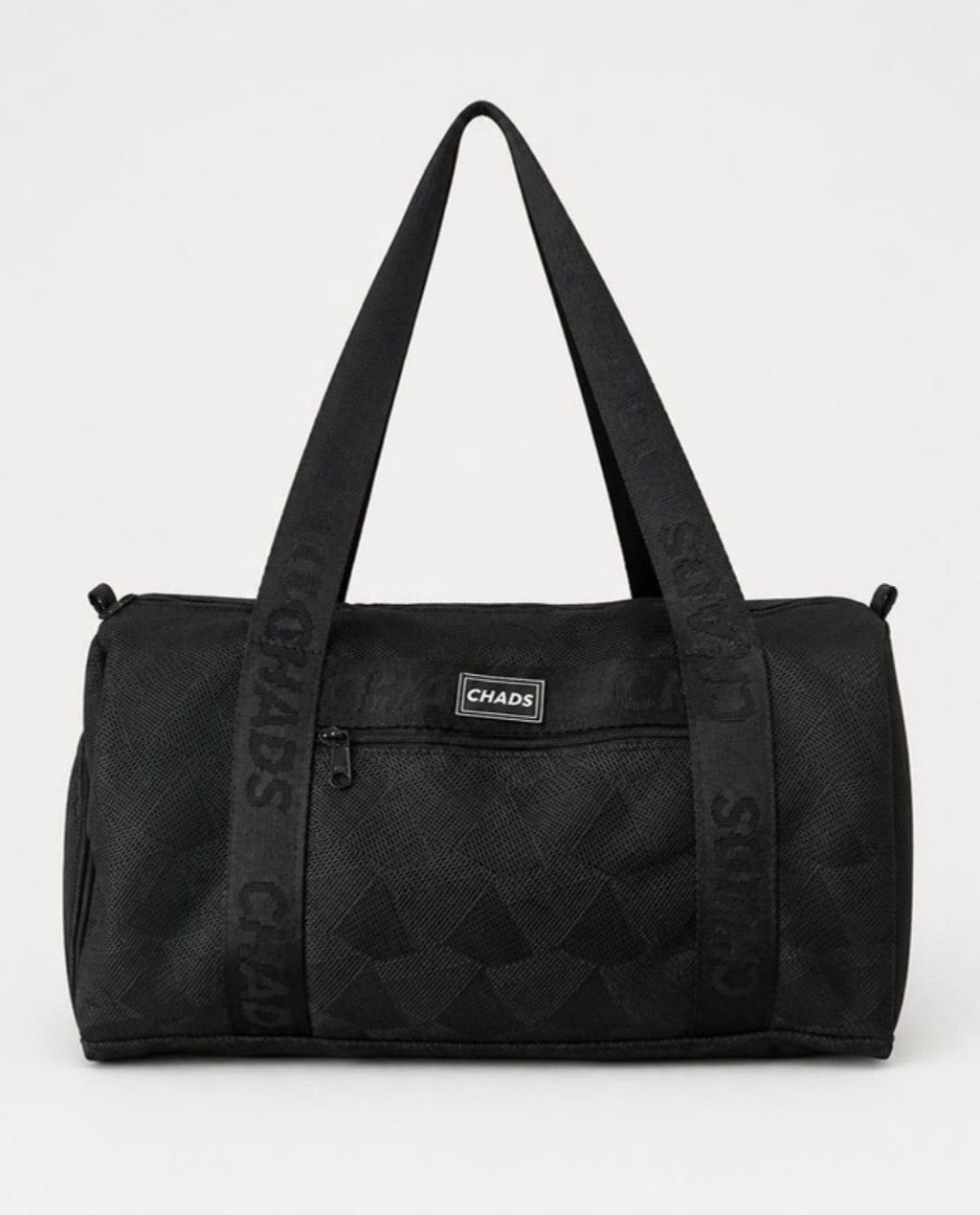 Bolso deportivo CHADS negro de frente