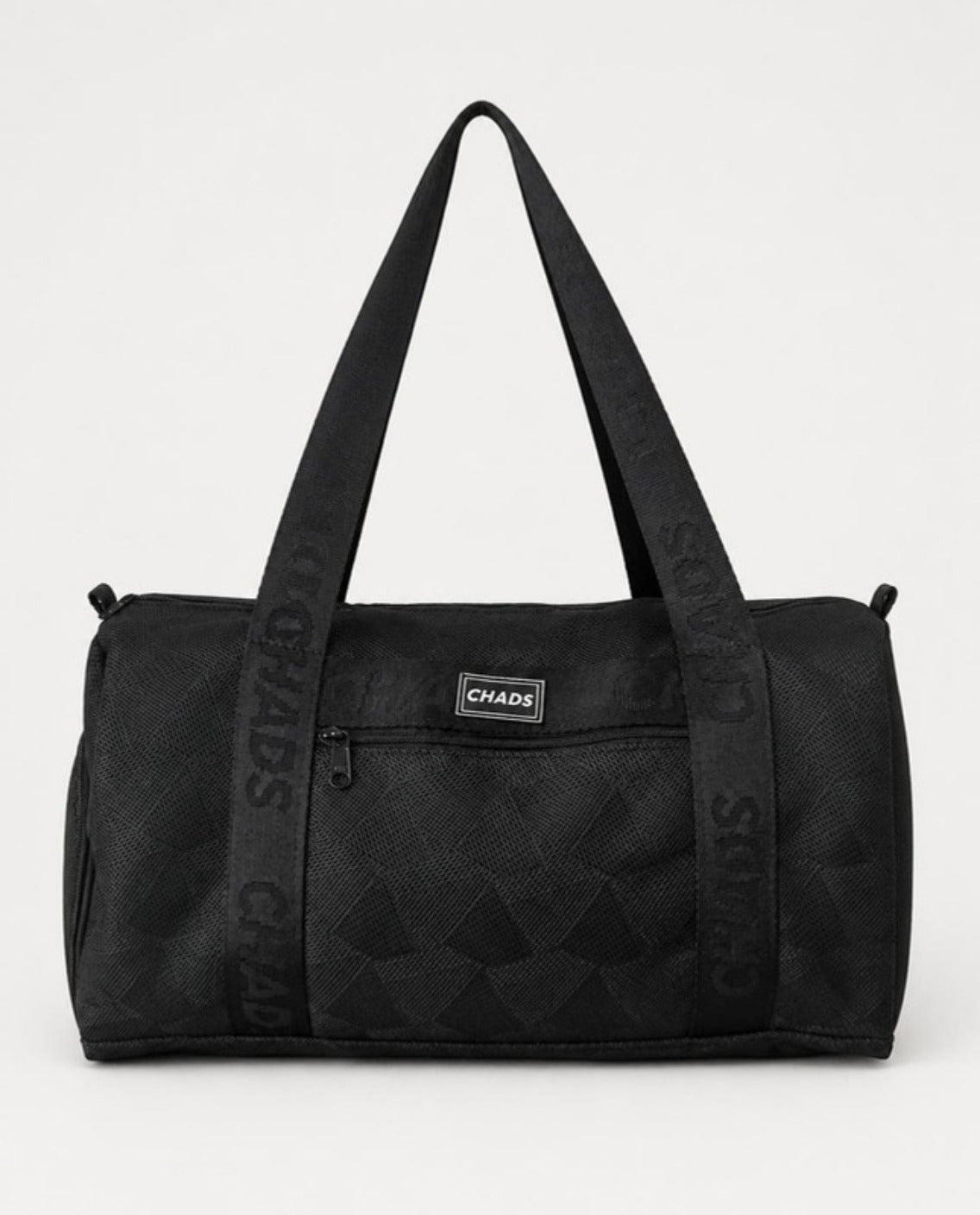 Bolso deportivo CHADS negro de frente
