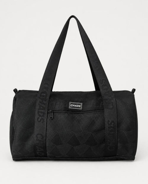 Bolso deportivo CHADS negro de frente